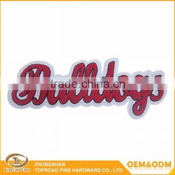 Wholesale Clothes Patches Embroidered Custom Leatter Design Soft Towel Chenille Patches Letters photo-2