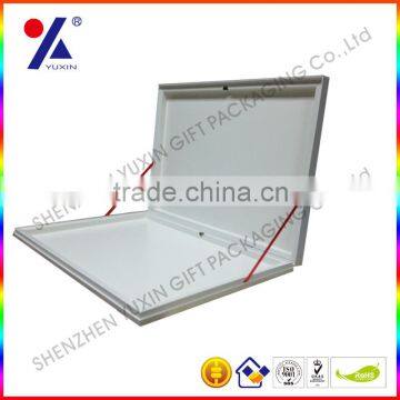 Rigid cardboard paper packaging box dress packaging box apparel packing box luxury dress packag with customized prinitng