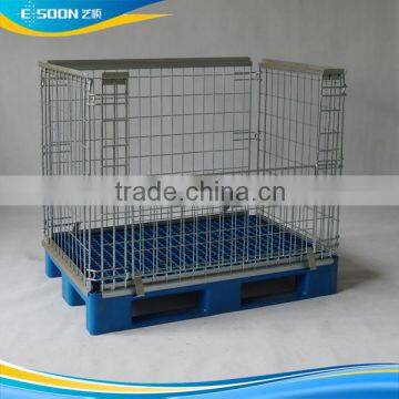 Heavy Duty nesting Warehouse Pallet Wire Storage Container