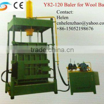 Y82 Series loose material Baler for wool, wool tops