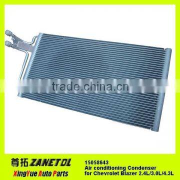 Aluminium Air Conditioning Condenser 15058643 for Chevrolet Blazer 2.4L/3.0L / 4.3L Chevrolet S10 1994-2004 GMC Jimmy 1996-2001