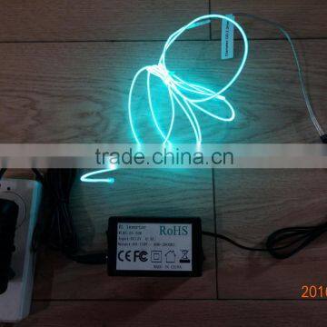 Super luminance 2.6mm Blue-green EL WIRE For AC110V-240V 25M-35M EL INVERTER