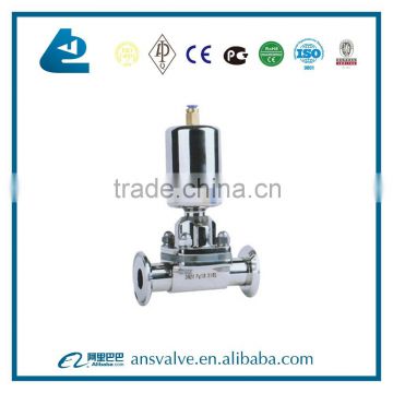 Sanitary Pneumatic Clamp-on diaphragm valve