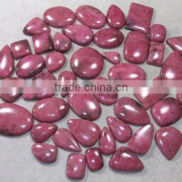 Natural Rhodonite gemstones loose cabochon gemstones semi precious stones wholesale