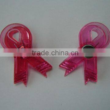 plastic ribbon magnet clip for promotion