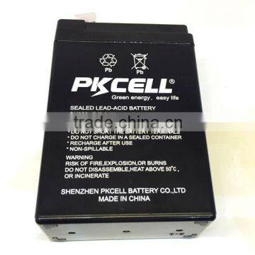 PKCELL Maintenance free lead acid battery 6v 2.8ah VRLA lead acid battery