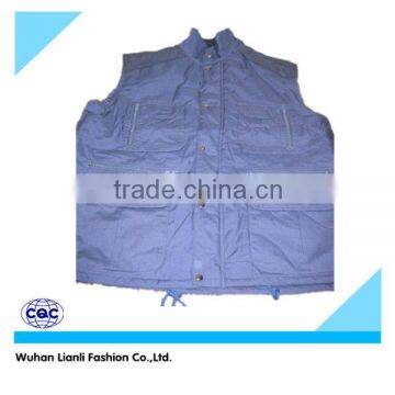 cotton sleeveless men's padded vest