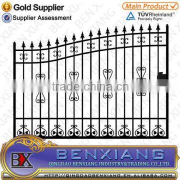 BX wrought iron steel gate design