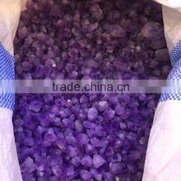 Natural Amethyst Tumbled Gravel Crystal Stones Wholesale