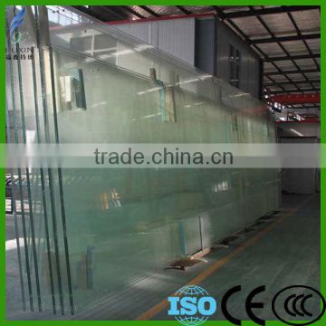 oversize building construction glass panel