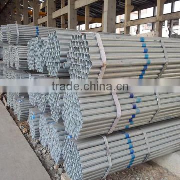 New Condition q235/q345 galvanized steel pipe price per meter