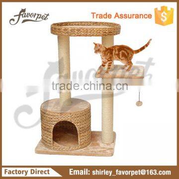 Hot Selling Good Reputation cat tree house wholesale cat trees