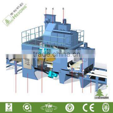CE Certification Pass Through Type Sandblast Machine / Steel Plate Sandblasting Machine photo-4