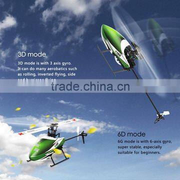 New arrival XK K100 Falcom 6CH Flybarless 3D6G System remote control toy RC Helicopter BNF