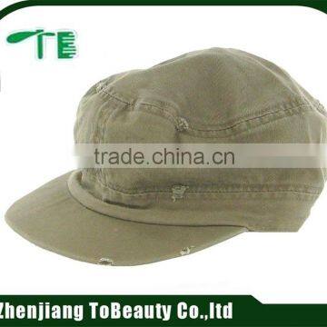 stone washed fashional military cap