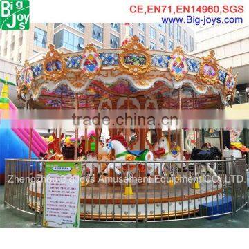 Interesting mechanical horse ride for kids amusement rides carousel for sale