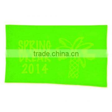 100% cotton velour reactive print beach towel BT-398