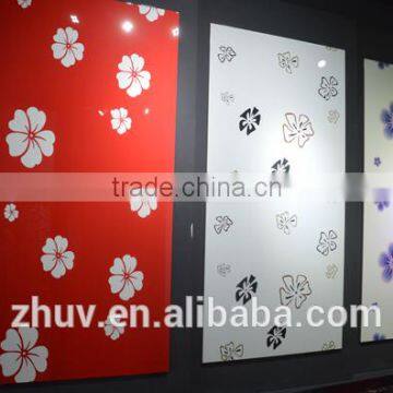 UV Flower Painted MDF Board