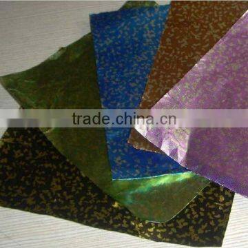 Laminated aluminium foil packing candy / chocolate wrap foil / aluminium disposable lollipop candy