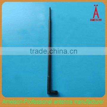 Antenna Manufacturer 2400-2483MHz 9dBi Omni-directional Flexible 2.4GHz Whip Rubber Duck Antenna Wifi