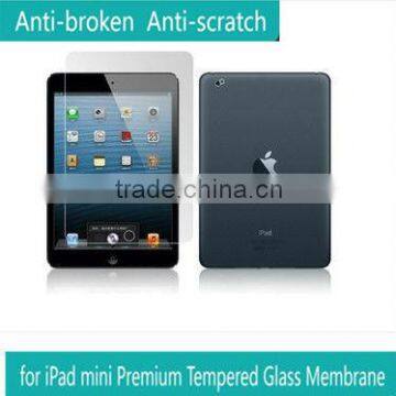 Panel computer accessories tempered glass screen protector for Ipad mini(factory supply)