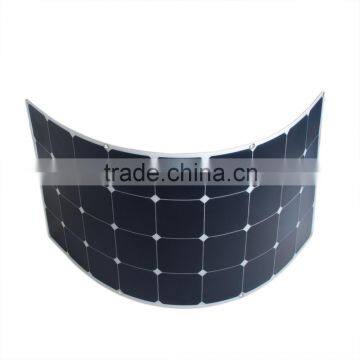 120W semi flexible SUNPOWER solar panel for big battery