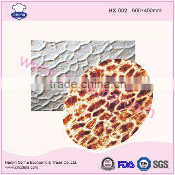 Large size sugar art emboss mat silicone baking mat