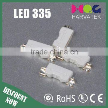 High quality 3.2x1.5x1.1mm side view 30mA 335 red smd led