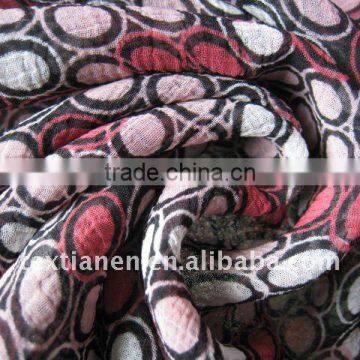 Polyester Printed crepe chiffon Fabric