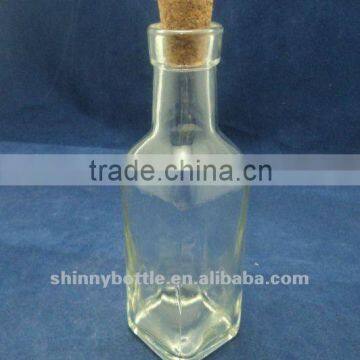 165ml clear glass bottle mini bottle