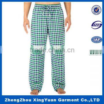 Men's Solid Cotton Polyester Knit Pajama Pants