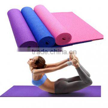 Eco-friendly Clean PVC Soft Yoga Mat with Net Bag