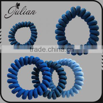 Hot sale Fabric Elastic Hair Rubber Band For Girl Telephone Wire Hair Tie Scrunchy Ponytail Holder Accessories FHHTA0009-1
