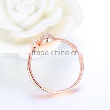 2016 New Design AAA CZ Gold Wedding Rings FR066 photo-3