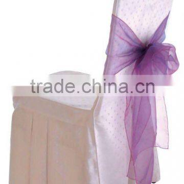 Cheap Wholesale Banquet Chair Cover Wedding Lace Chair Hood In White Color photo-3