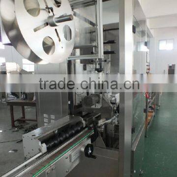 Sleeve label shrink packing machine for plastic bottle