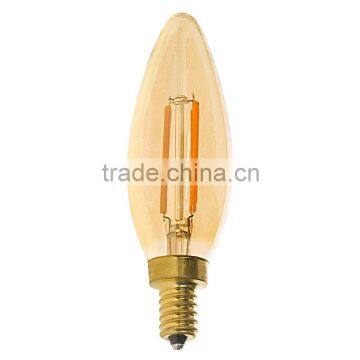 LED Filament Bulb 110V 220V E14 C35 Candle Light 2W 4W Dimmable 360 Degree photo-4