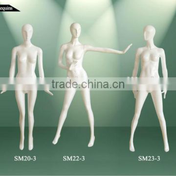 Abstract high glossy female mannequins