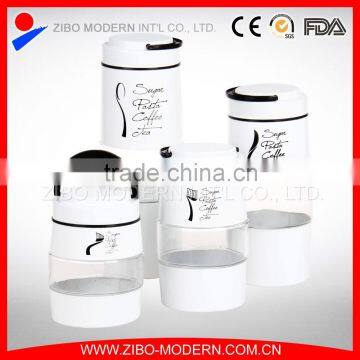 Hot Sale White Coating Tall Storage Jar Glass Vintage Modern Glass Jars