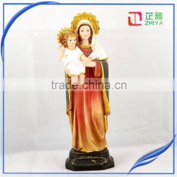 Classic mary sculpture and baby jesus statue hot sale