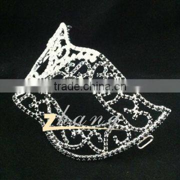 Desinger rhinestone beauty pageant mask