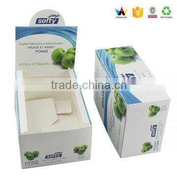 Supermarket Display Foldable Paper Box Shelf Ready Packing Box