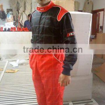 Red And Black Kart Racing Suit