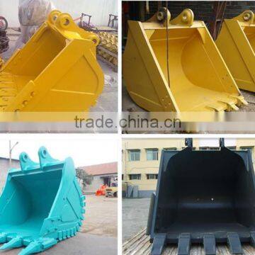 Customized PC600-7 Excavator Bucket, PC600 Standard Wearable 2.7/2.4/3.5 M3 bucket for sale