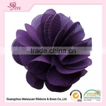 wholesale cheap customized handmade fabric flowers to embellish clothing