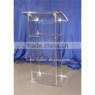 custom clear plexiglass church pulpit