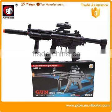 2015 hot plastic vibrated gun, electric sound gun toys for kids