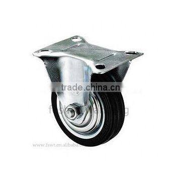 Rubber Heavy Duty Low Profile Caster