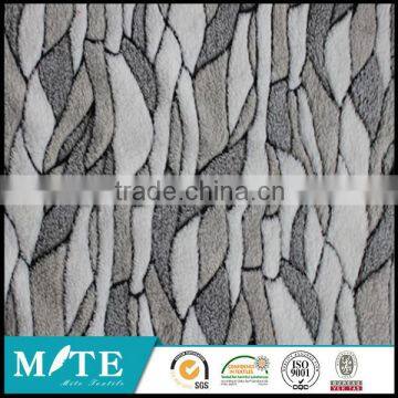Jacquard Knit Coral Fleece for Bathrobe Solid Color Polyester Jacquard Flannel Fleece for Blankets China