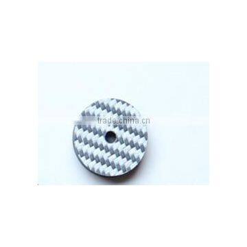 High quality Fashionable Carbon fiber Button Customized size